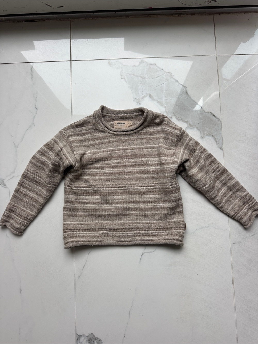 Wheat wool sweater